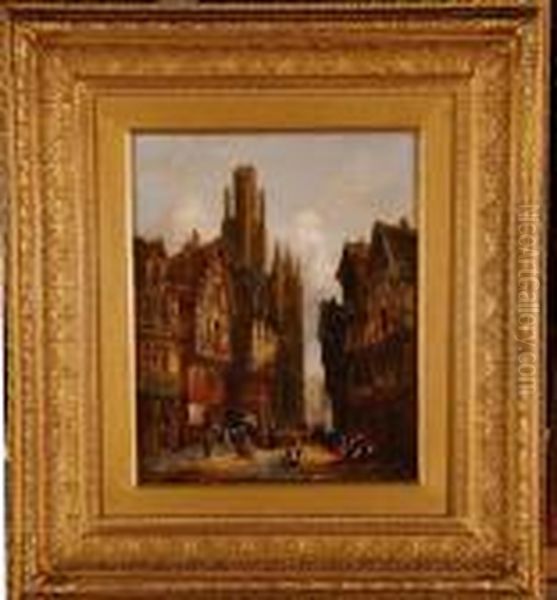 Flemish Town Scene - view 1