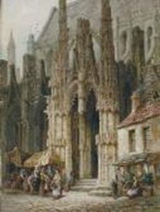Cathedral At Louviers, Normandy Cathedral At Louviers, Normandy