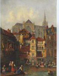 Behind The Cathedral by Henry Thomas Schafer