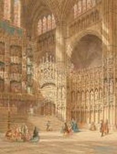 Nuremberg Cathedral. by Henry Thomas Schafer