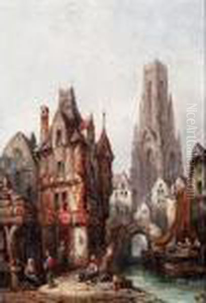 Continental Town Scenes - view 1