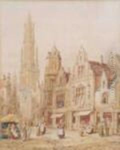 Antwerp,belgium by Henry Thomas Schafer