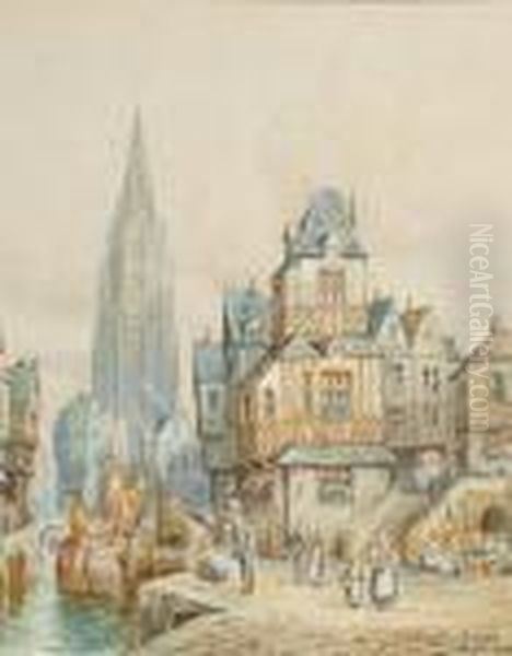 Frieburg, Morning Scene - view 1
