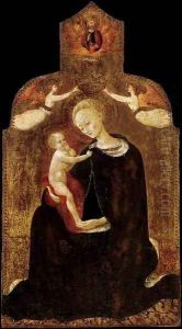 Madonna of Humility by Stefano Di Giovanni Sassetta