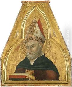 Saint Augustine, a pinnacle of the Borgo Sansepolcro Altarpiece