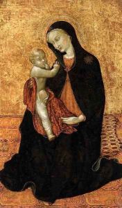 Virgin of Humility by Stefano Di Giovanni Sassetta