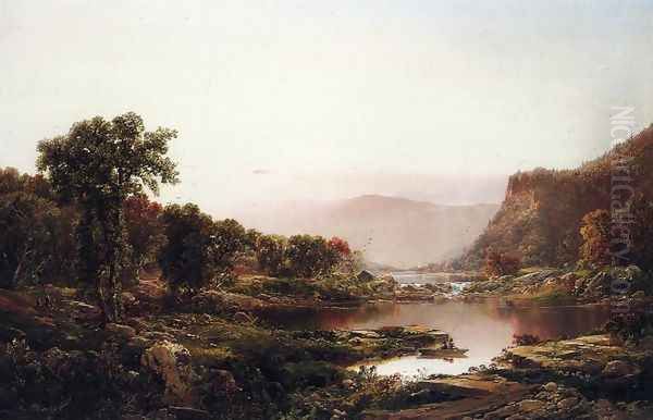 Afterglow, Massanutten Mountains - view 1