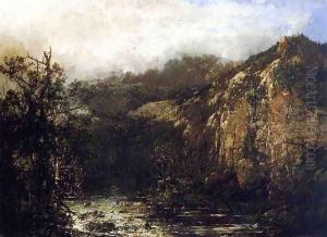 A Mountain Stream from the Foot of Mt. Carter, New Hampshire by William Louis Sonntag