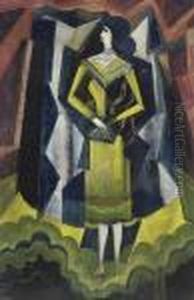 Portrait D'une Femme by Hugo Scheiber