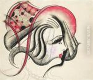 Tribute To Gerta Garbo by Hugo Scheiber