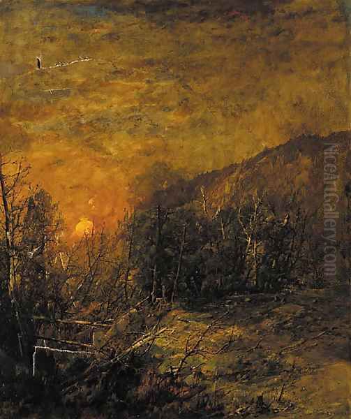 The Approach of Evening - view 1