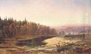 Fishing Along the Creek