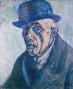 Portrait D'homme by Hugo Scheiber
