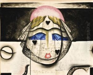 Art - Deco Portre by Hugo Scheiber