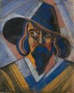 Portrait Of Man With Hat And Beard