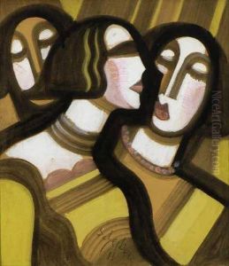 Drei Frauen. by Hugo Scheiber