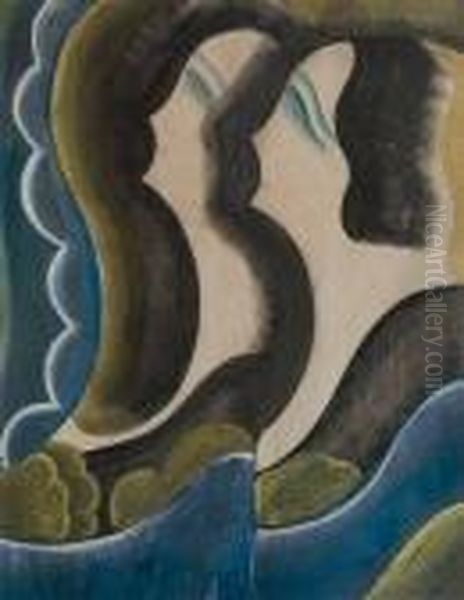 Spectators. 61.7 X 48 Cm - view 1