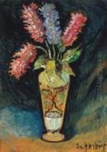 Flowers In A Vase, About 1920 Flowers In A Vase, About 1920