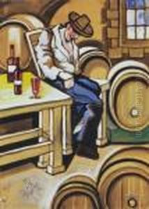 Wine Cellar by Hugo Scheiber
