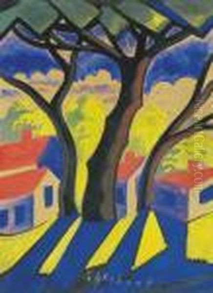 Landscape With Blue Shadows - view 1