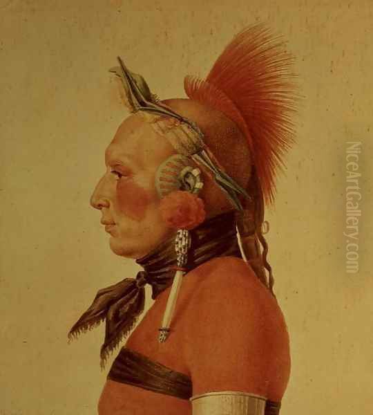 An Osage Warrior, 1804 - view 1
