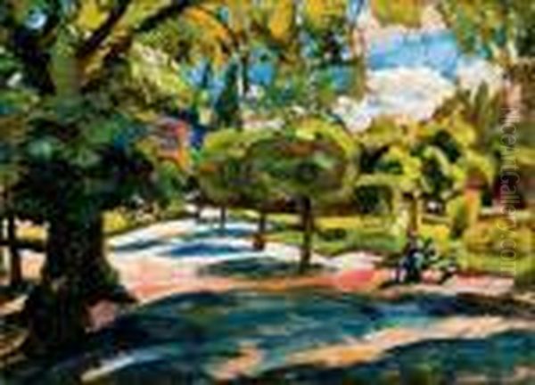 Park Scene, About 1920 - view 1