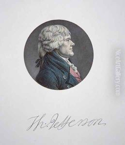 Thomas Jefferson 1743-1826 by Charles Balthazar J. F. Saint-Memin