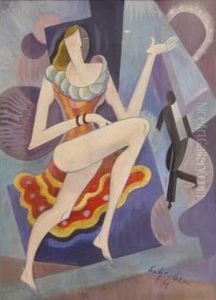 Femme Et Pierrot