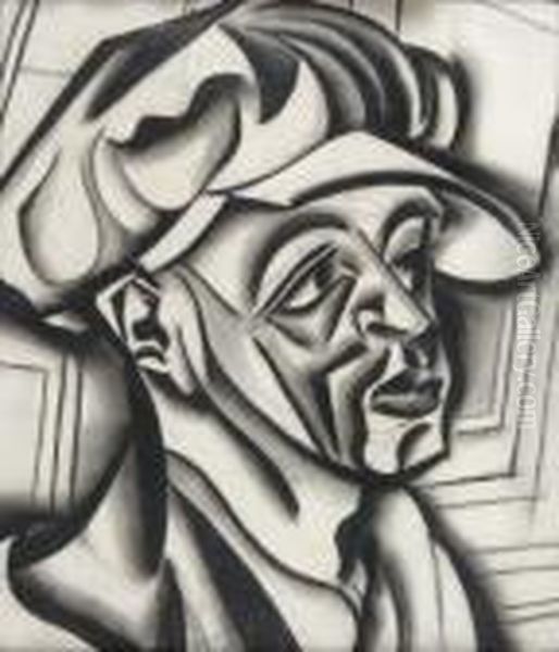 Portrait Of Man With A Floppy Hat - view 1