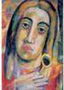 Tete De Femme by Hugo Scheiber