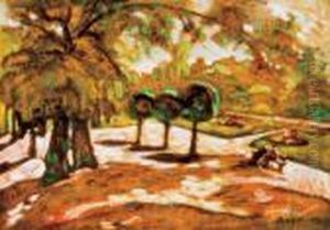 Park, Early 1920s by Hugo Scheiber