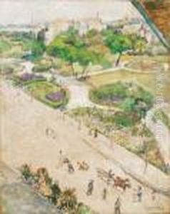 View From The Studio by Hugo Scheiber