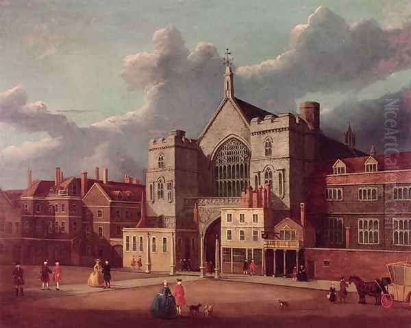 Westminster Hall and New Palace Yard - view 1