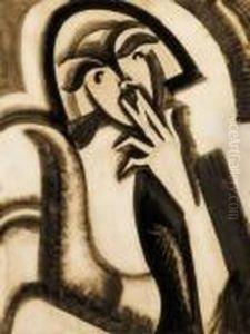 Lady In A Nightclub by Hugo Scheiber
