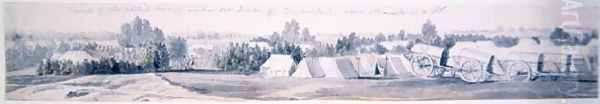 Encampment at Maestricht, 1747 - view 1