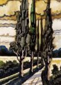 Avenue Of Poplars