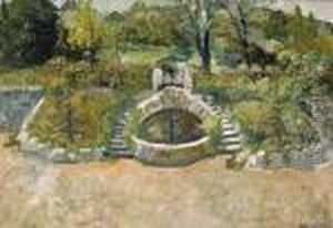 Kastelypark Szokokuttal by Hugo Scheiber