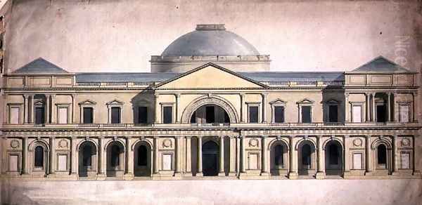 Design for the Royal Exchange, Dublin, 1769 - view 1