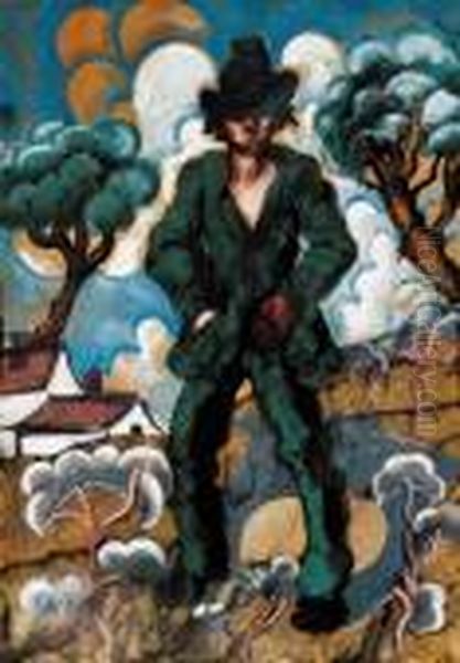 Tramp In Landscape - view 1