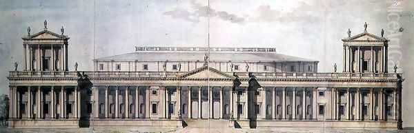 Sandby, Thomas 1721-98 Design for a National Mausoleum - view 1