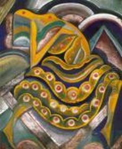 Music Hall Dancer by Hugo Scheiber