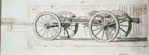 Gun and Limber, No.7 by Thomas Sandby