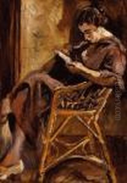 Reading Woman - view 1