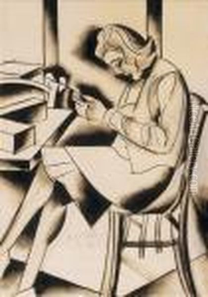 Woman, Reading - view 1