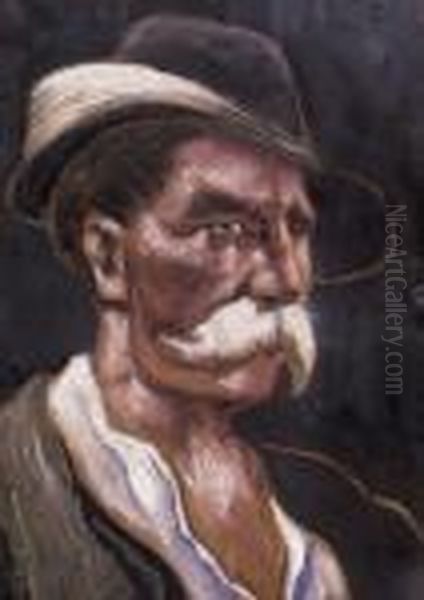 Man With A Moustache - view 1