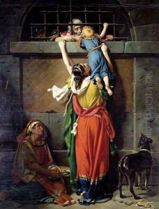 Boethius 480-524 Bidding Farewell to his Family by Jean-Victor Schnetz