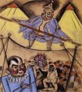 In The Circus by Hugo Scheiber