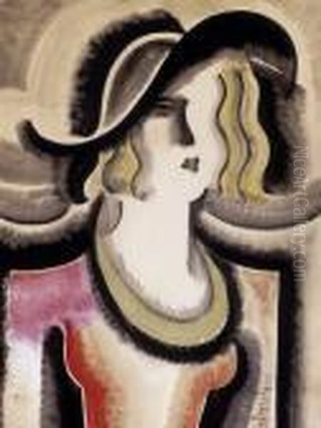 Woman In A Hat - view 1