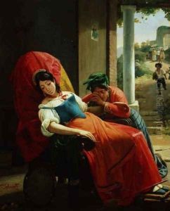 The Assassinated Woman, c.1824 by Jean-Victor Schnetz
