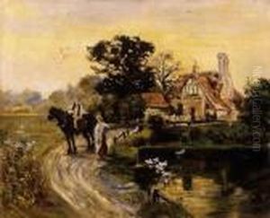 Meeting At The Edge Of The Village, About 1905